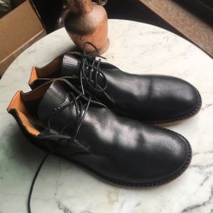 porto rocker slip on leather mens